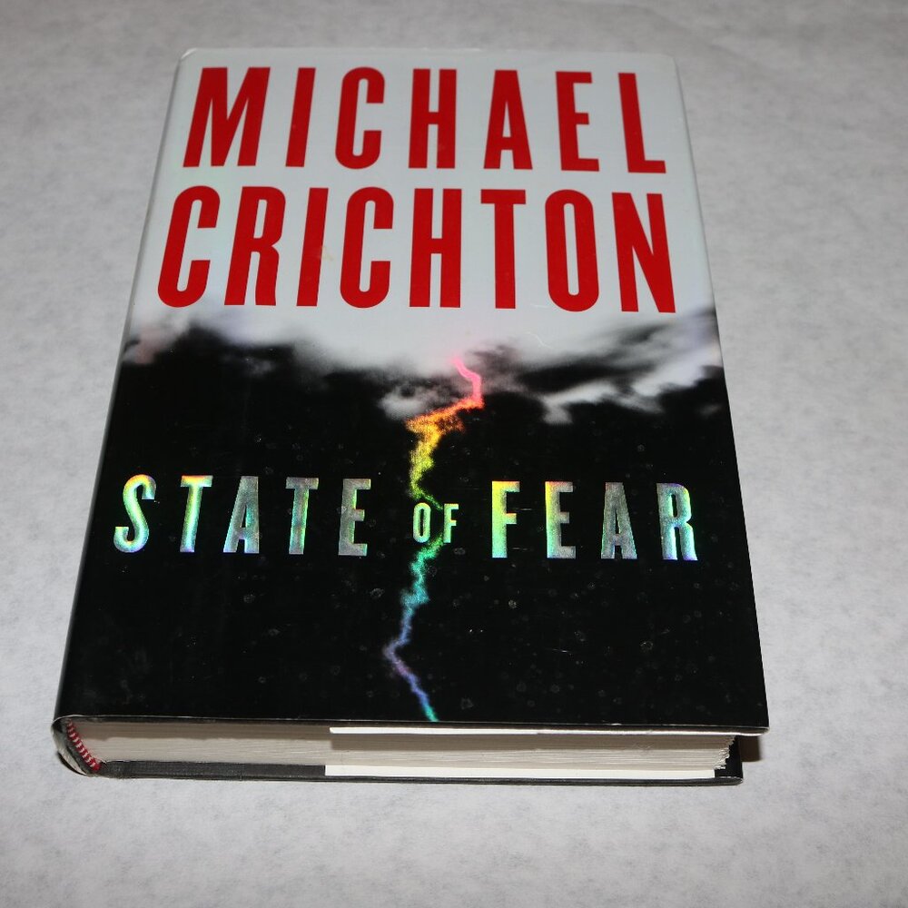 State of Fear by Michael Crichton hardcover 1st edition good condition